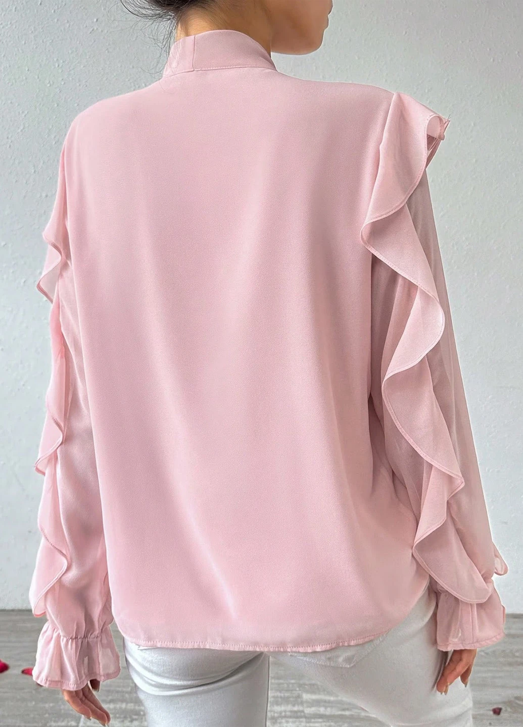 Світло-рожева блуза SHEIN