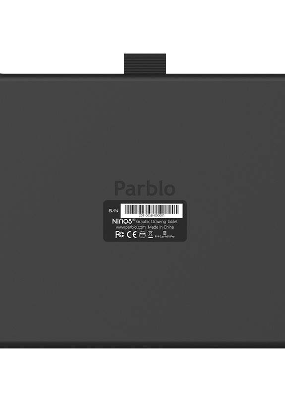 Графічний планшет, чорний Parblo ninos m (215215921)
