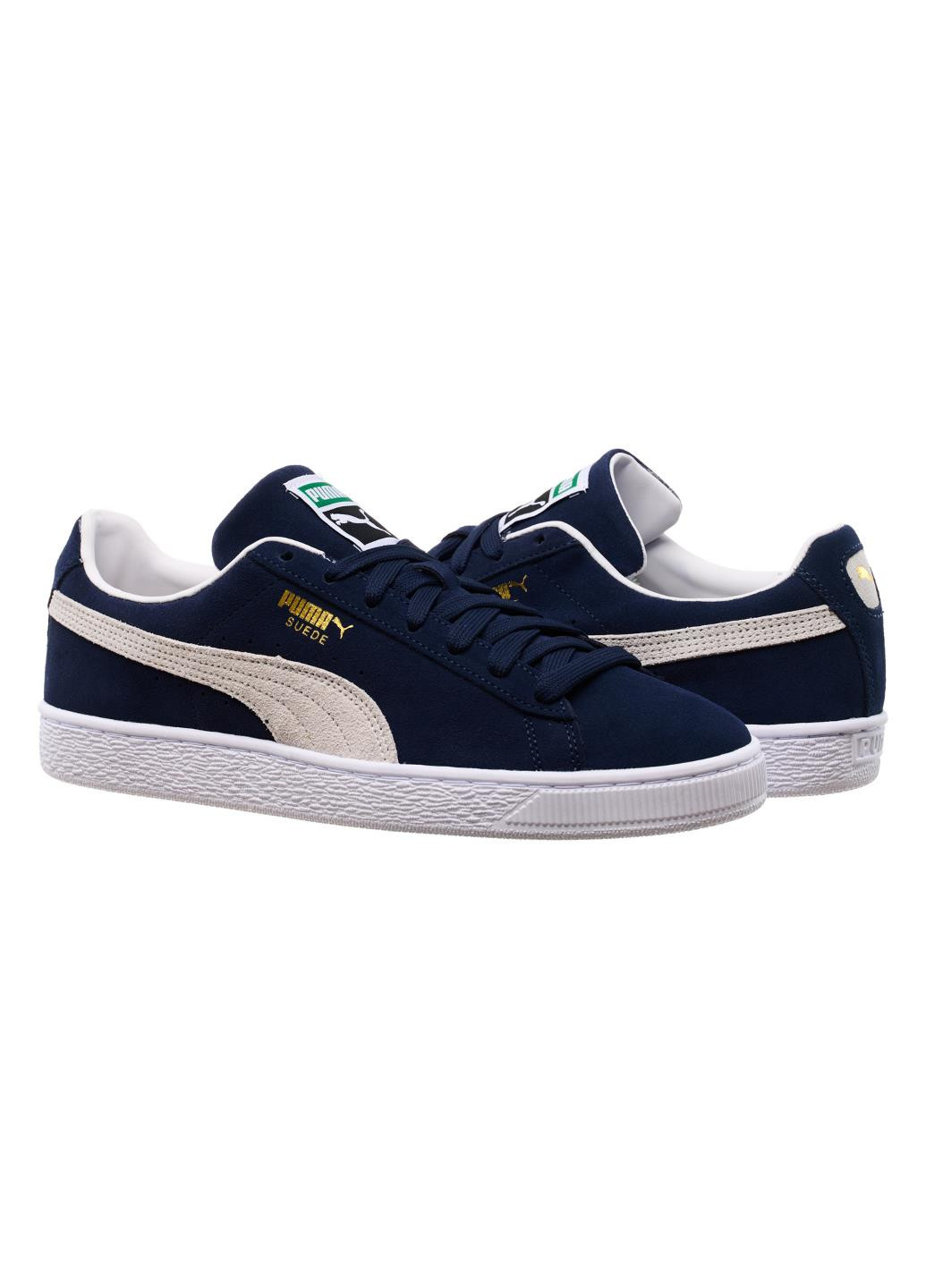 Синие демисезонные кроссовки 37491504 Puma Suede Classic XXI