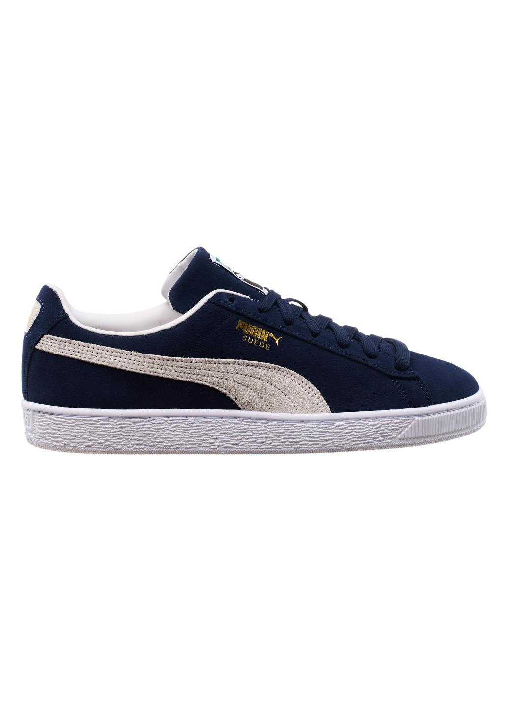 Синие демисезонные кроссовки 37491504 Puma Suede Classic XXI