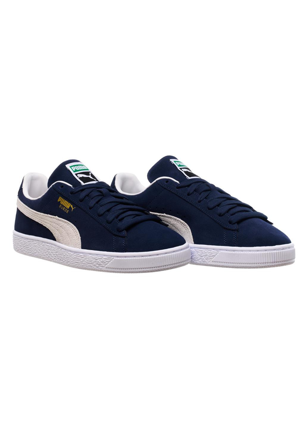 Синие демисезонные кроссовки 37491504 Puma Suede Classic XXI