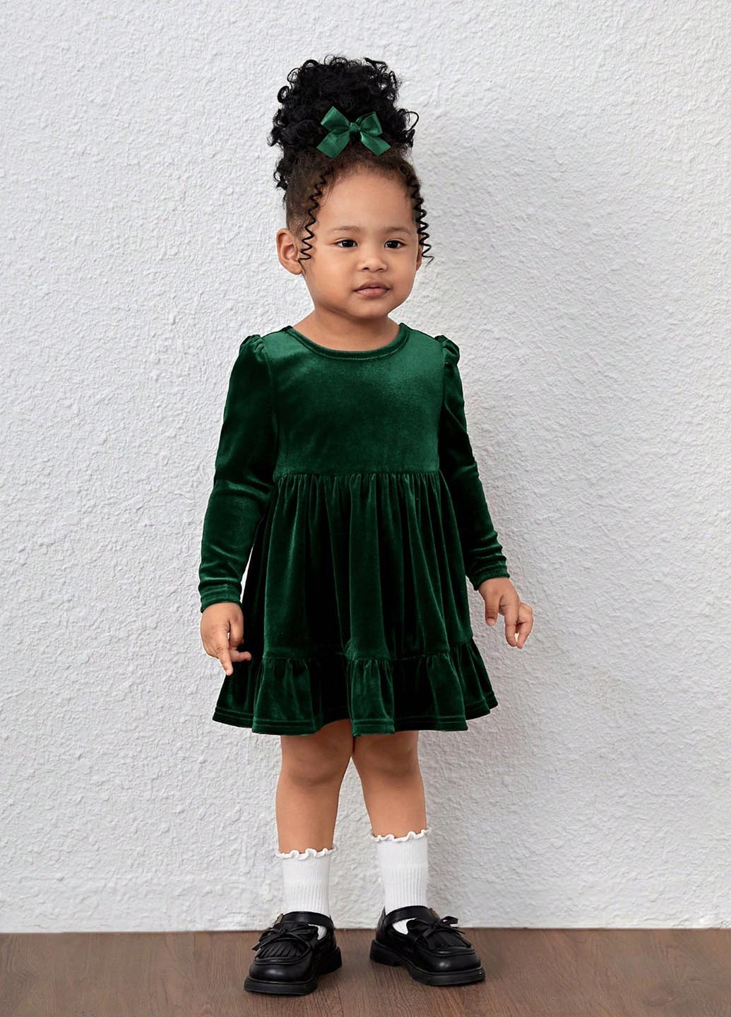 Темно-зелена сукня SHEIN (346395819)