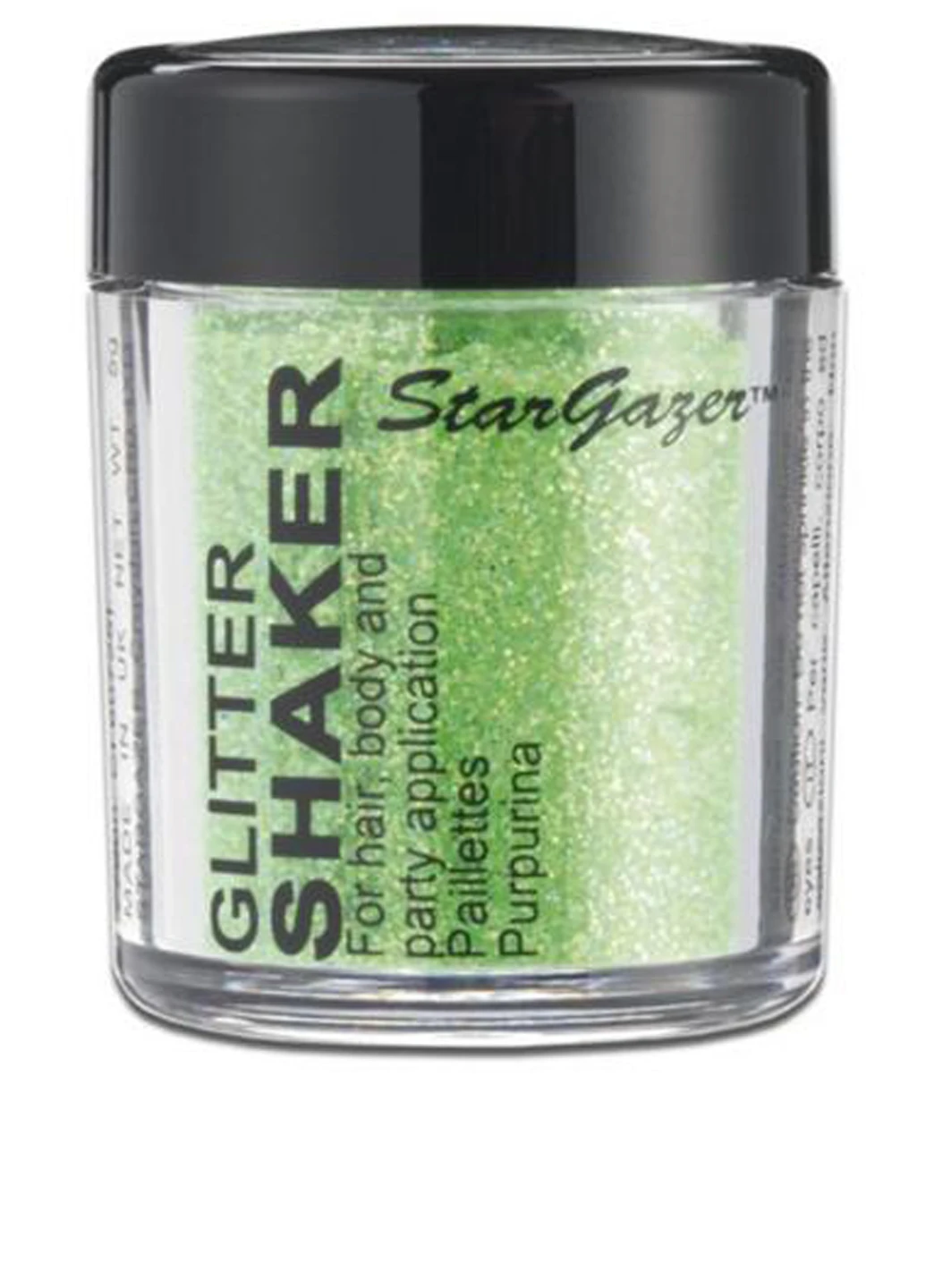 Глиттер для лица и тела Glitter Shaker, цвет- UV GREEN, 5 г StarGazer (63345178)