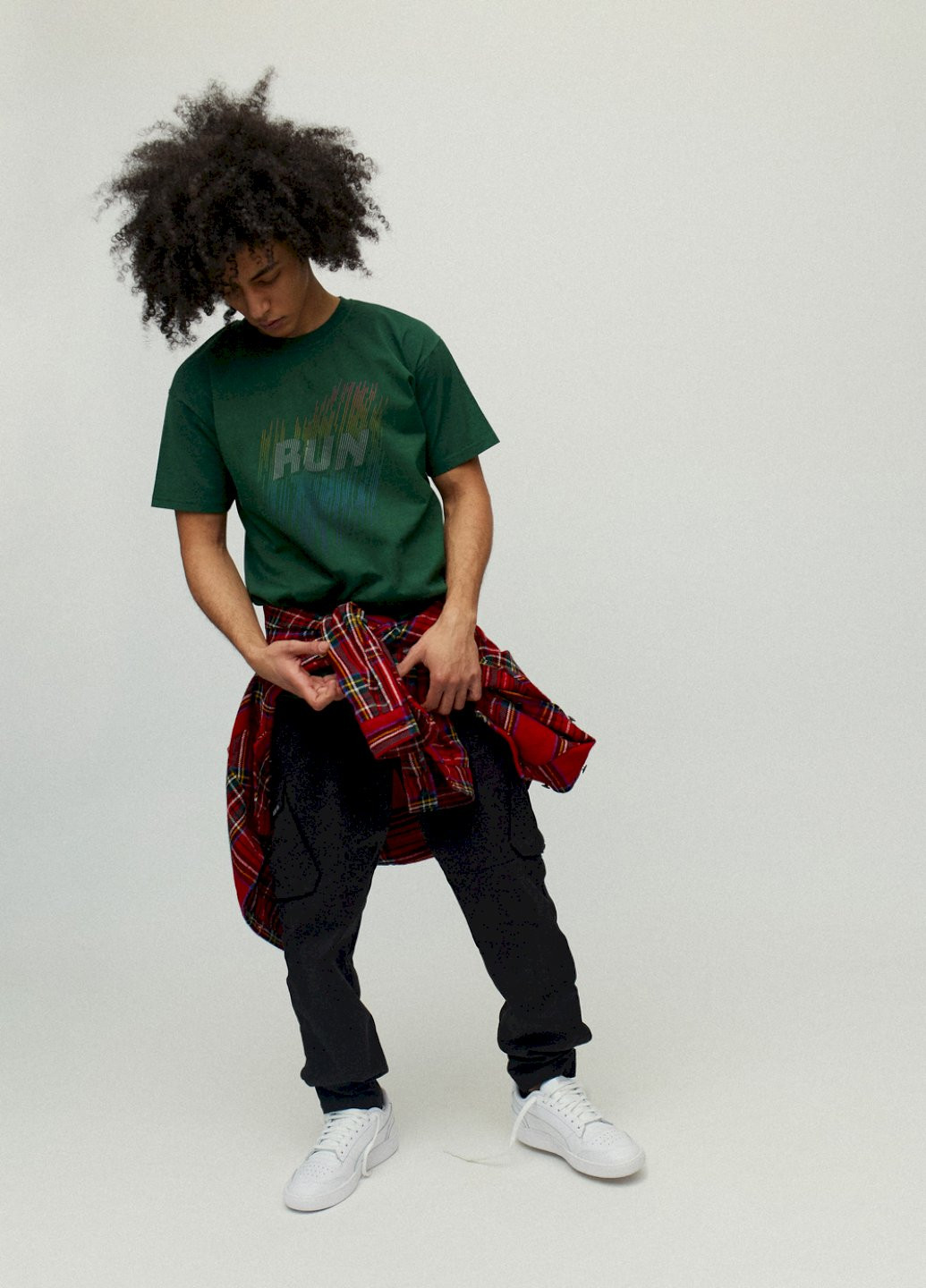 Темно-зеленая футболка мужская YAPPI