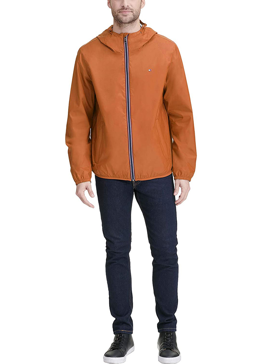 Оранжевая демисезонная куртка Tommy Hilfiger