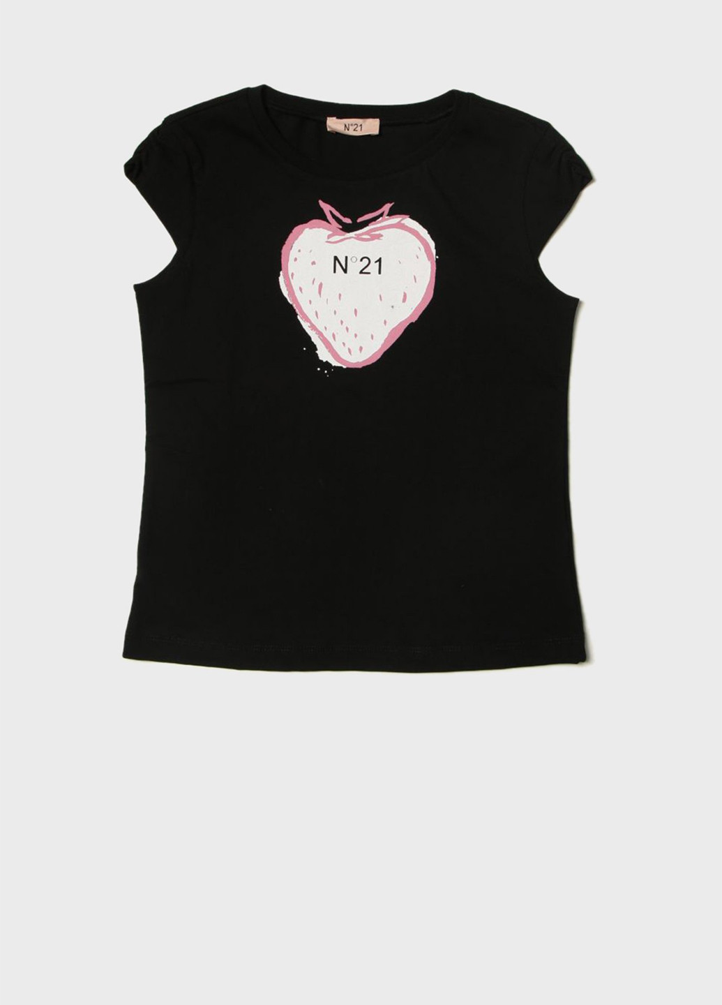 Чорна літня футболка N°21