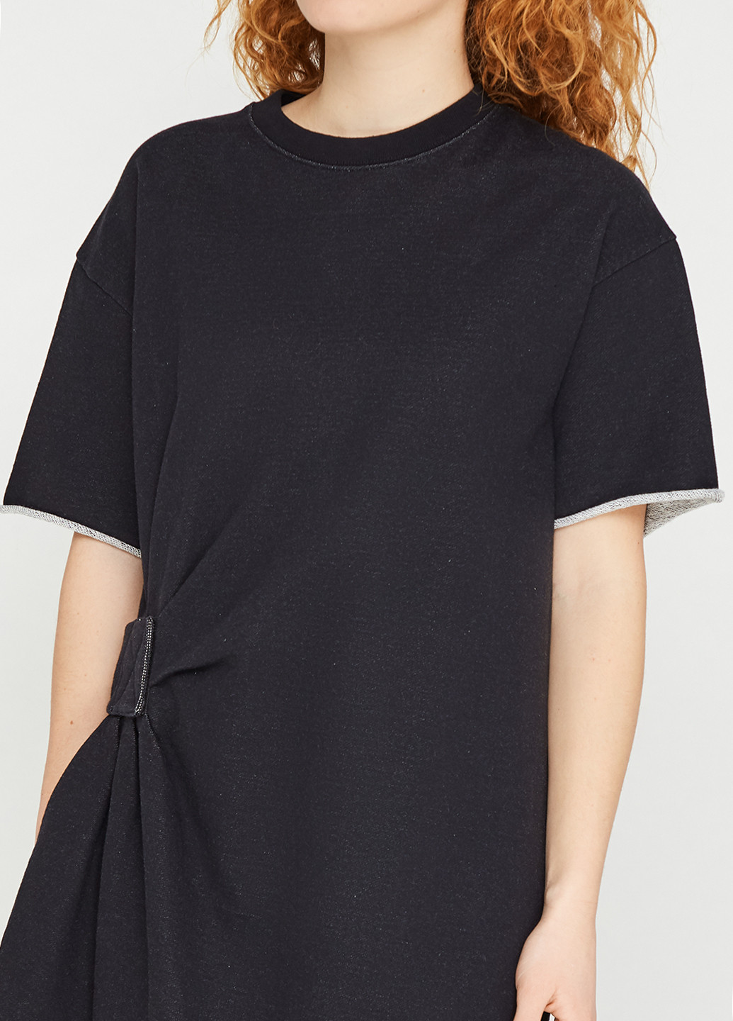 Черное кэжуал платье платье-футболка Marc Jacobs однотонное