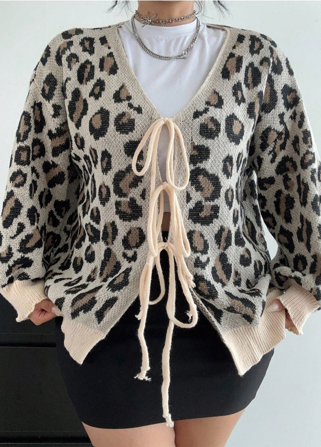 Разноцветный демисезонный кардиган SHEIN