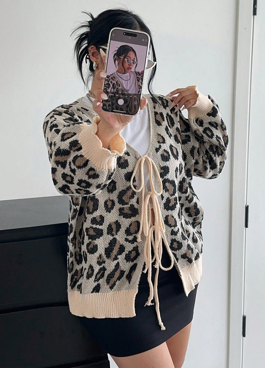 Разноцветный демисезонный кардиган SHEIN