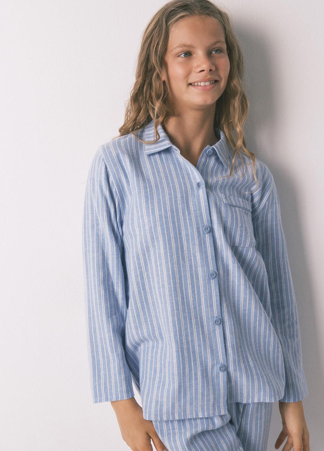 Блакитна всесезон піжама (сорочка, штани) сорочка + брюки Women'secret