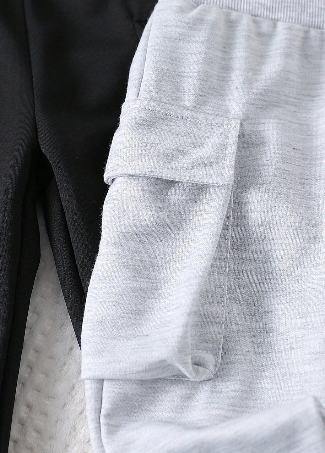 Комбинированные спортивные, кэжуал демисезонные брюки карго SHEIN