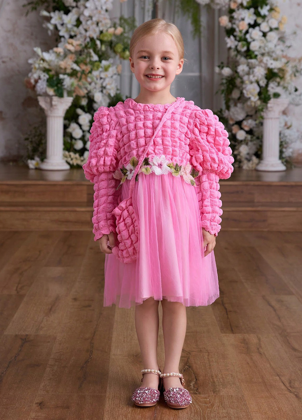 Розовое платье SHEIN (323127072)