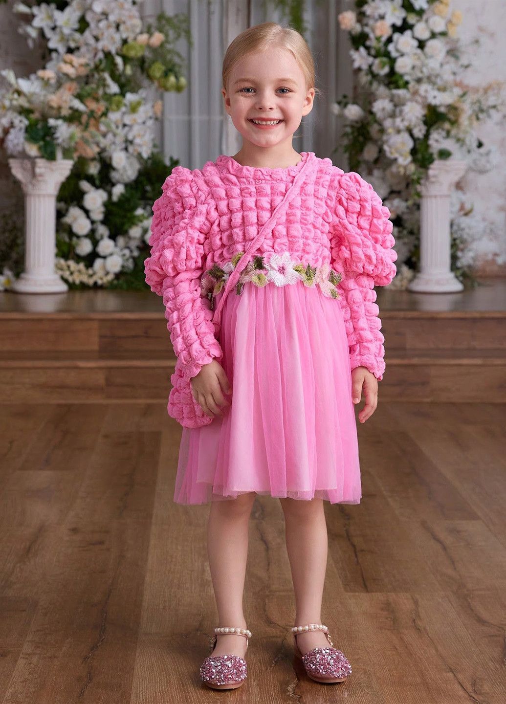 Розовое платье SHEIN (323127072)