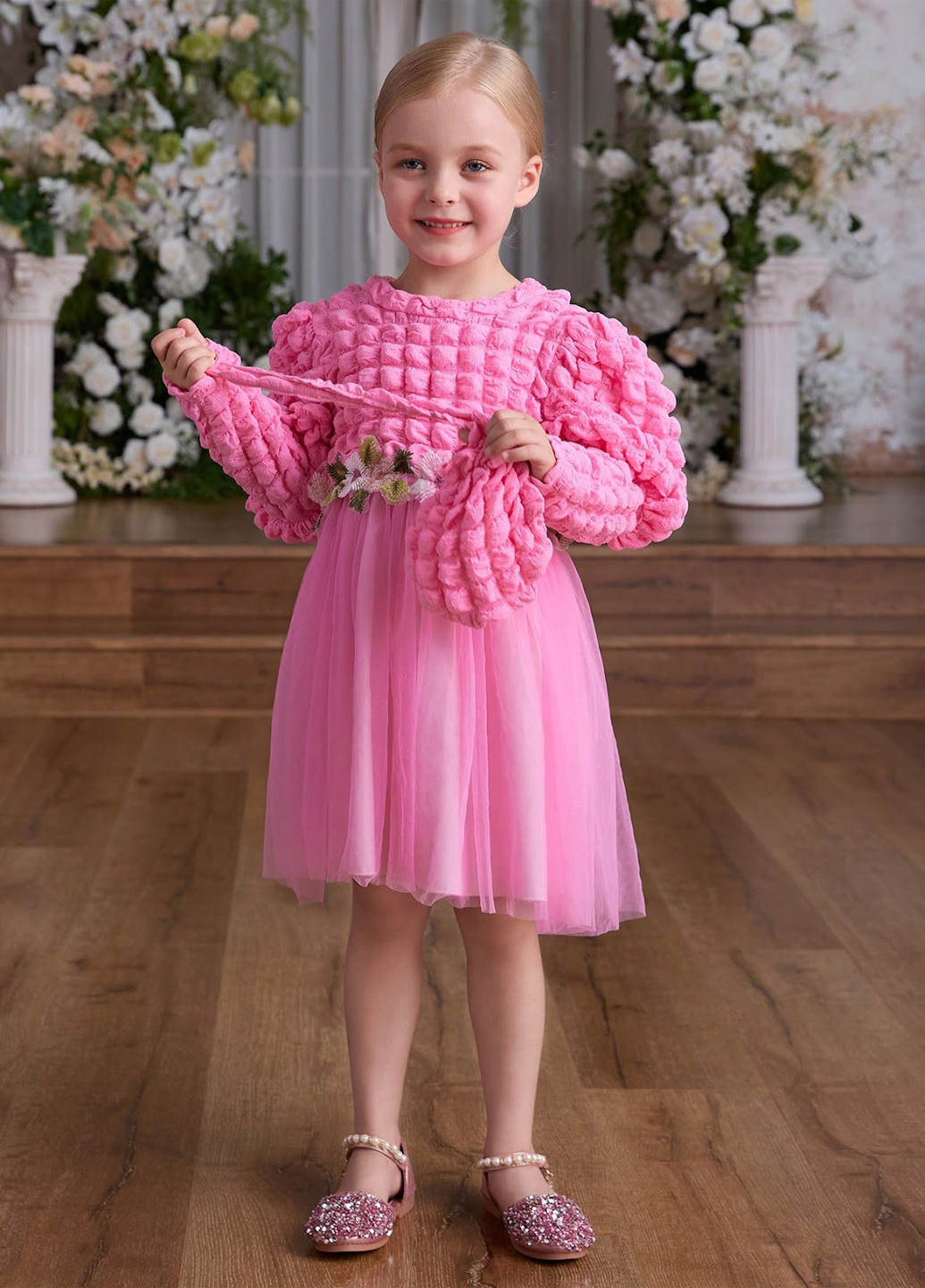 Розовое платье SHEIN (323127072)