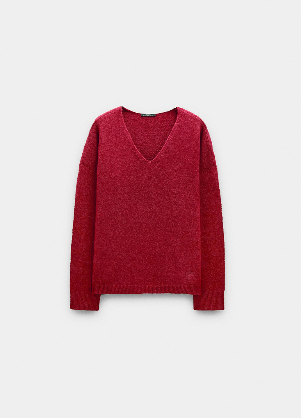 Вишневый демисезонный свитер пуловер Parfois