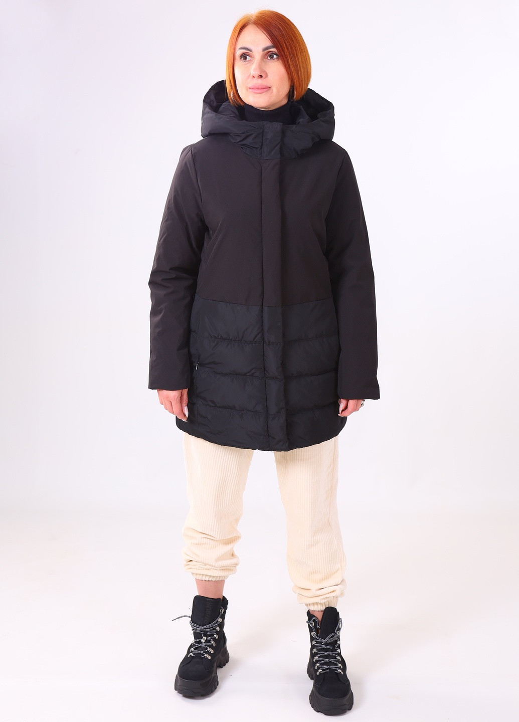 Черная куртка Yuko