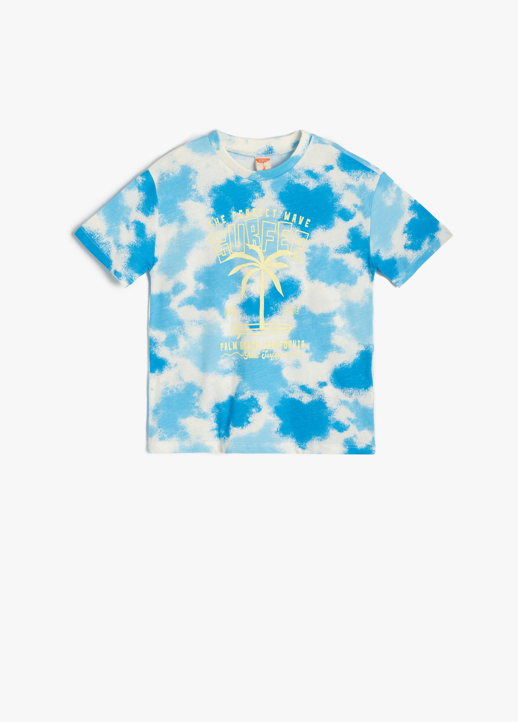 Блакитна літня футболка KOTON