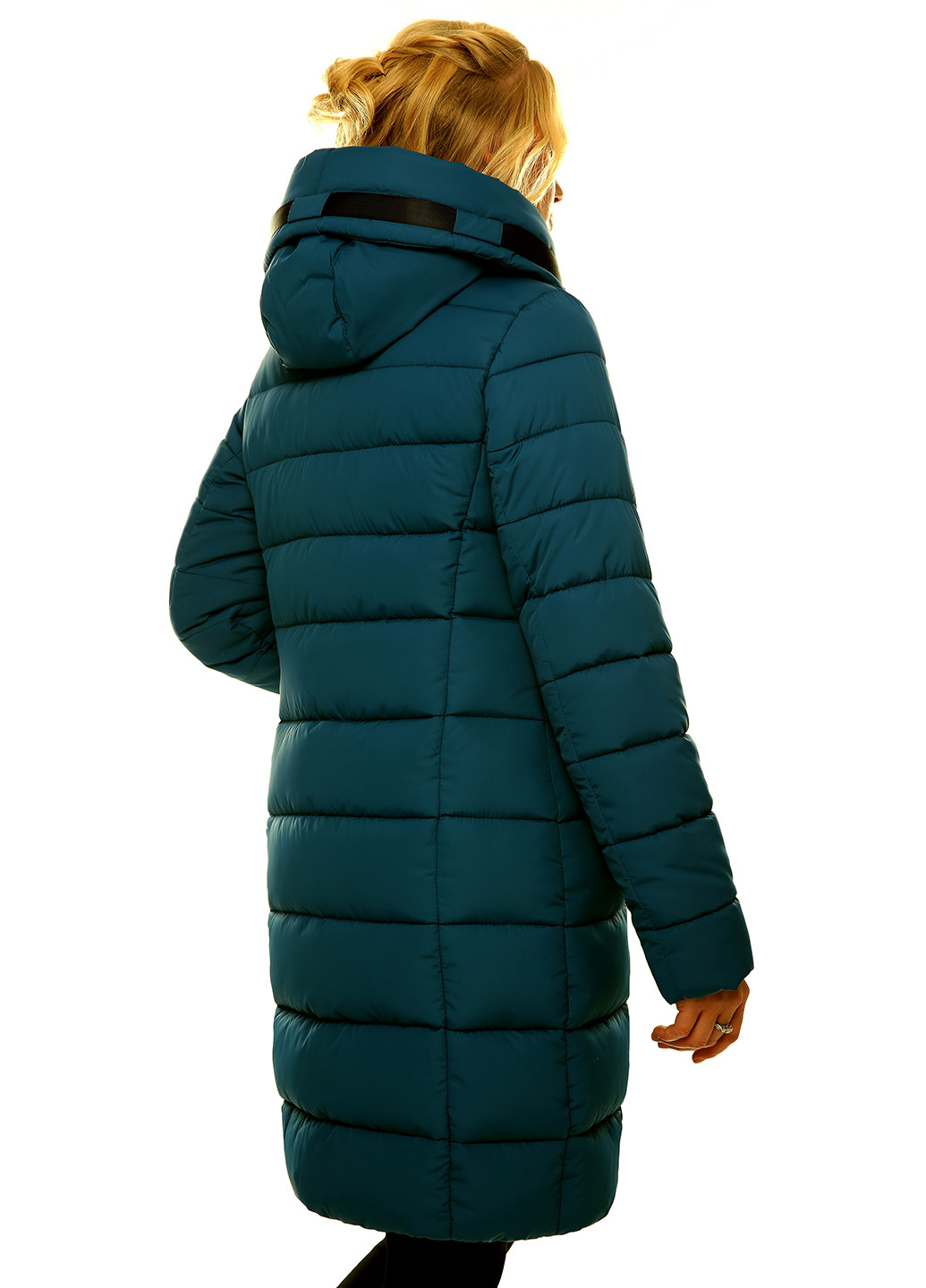 Смарагдова зимня куртка Rolana