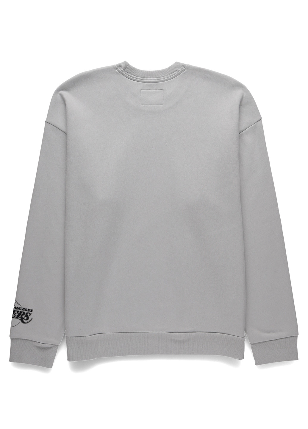 Светло-серый свитшот Hollister надпись без декора (332805219)