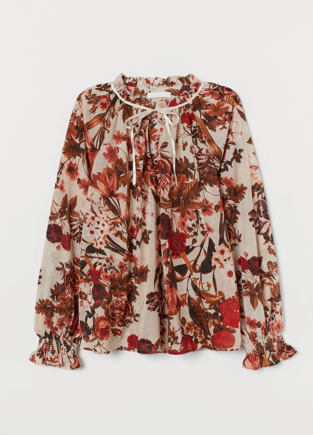 Белая блуза для кормящих H&M