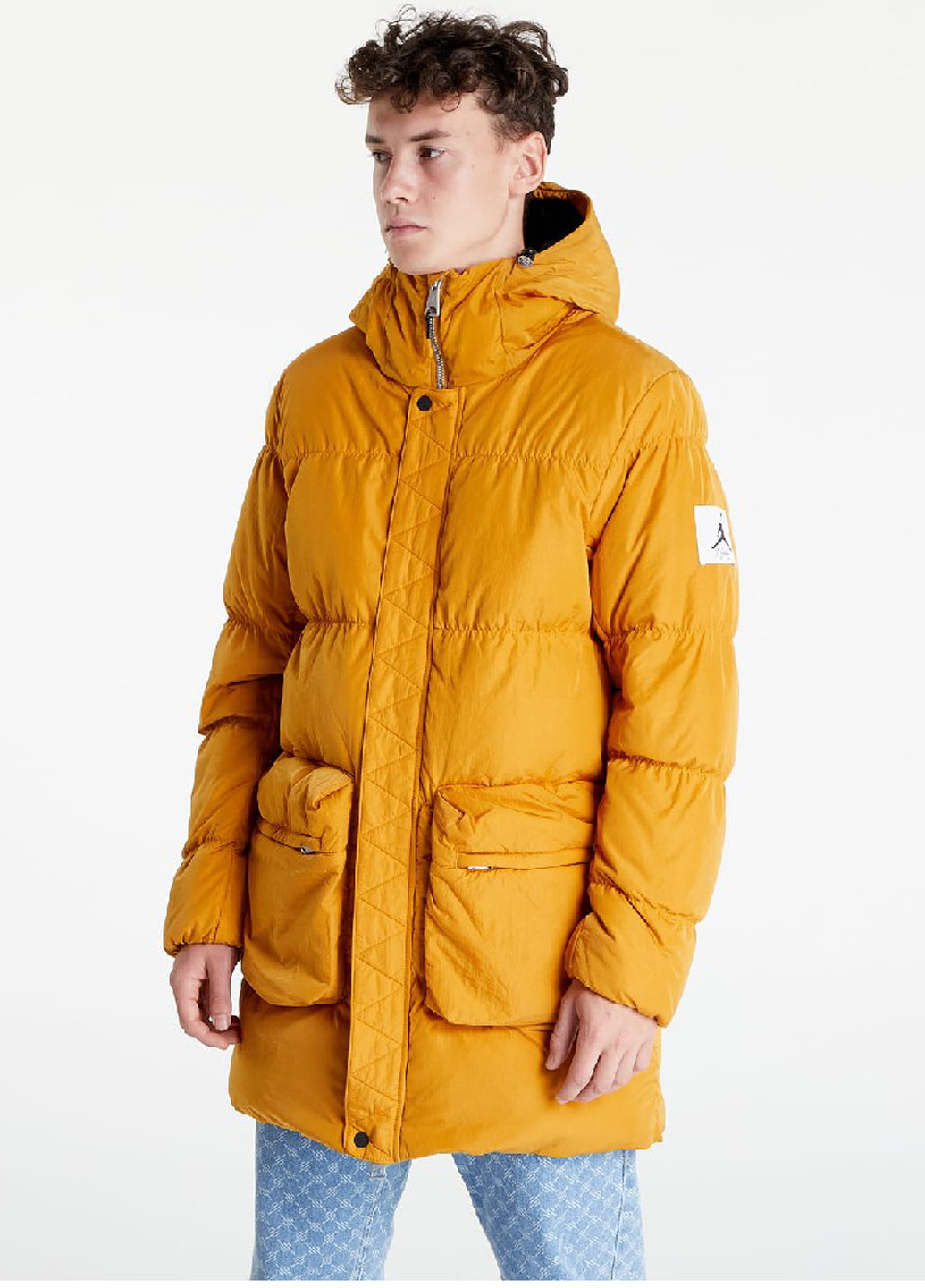 Жовта демісезонна куртка dq7346-712 Jordan ESS STMT PARKA