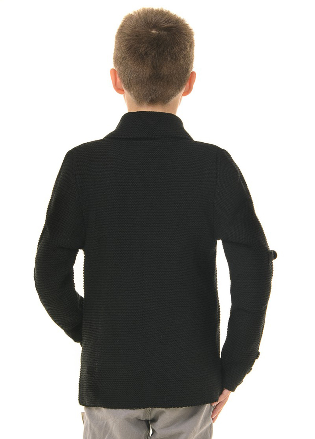 Пиджак SVTR с длинным рукавом однотонный чёрный кэжуал