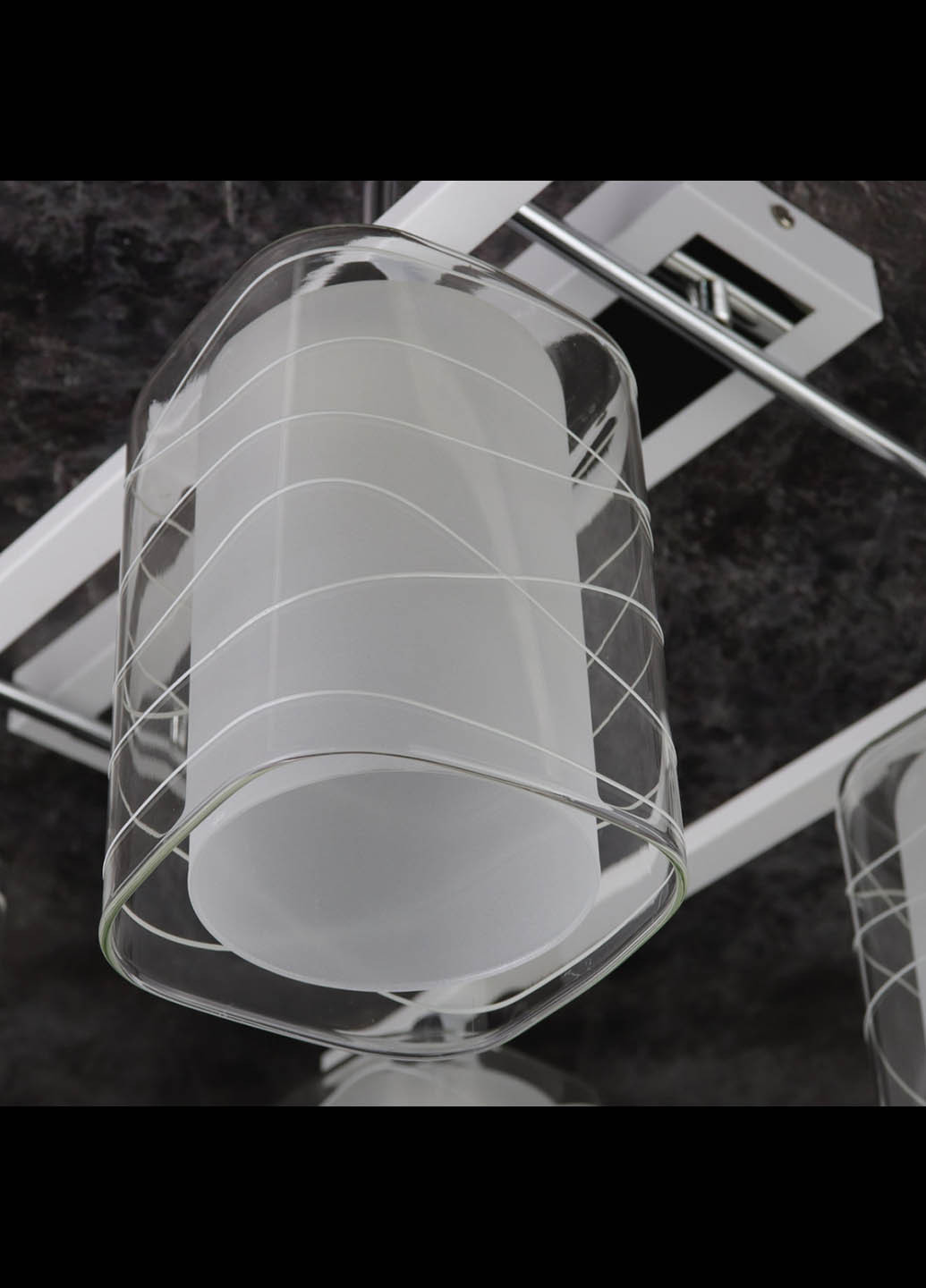 Люстра потолочная на 4 лампочки 126/4-wh Белый 29х37х39 см. Handmade (234540160)