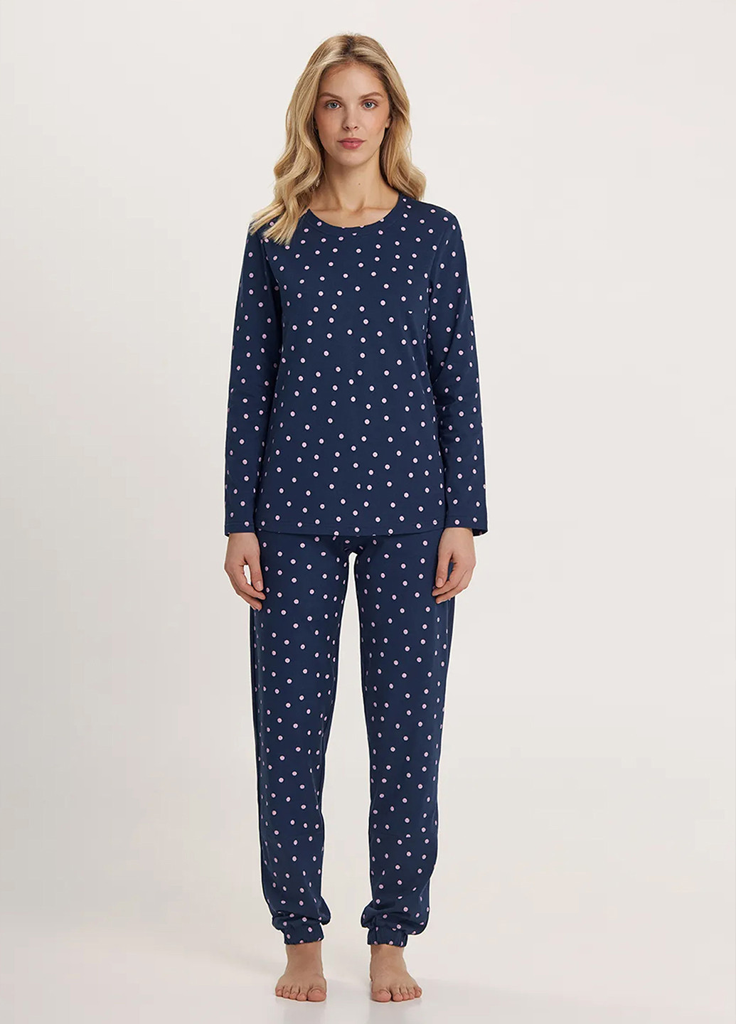 Індиго всесезон піжама (лонгслів, штани) лонгслів + брюки Ellen