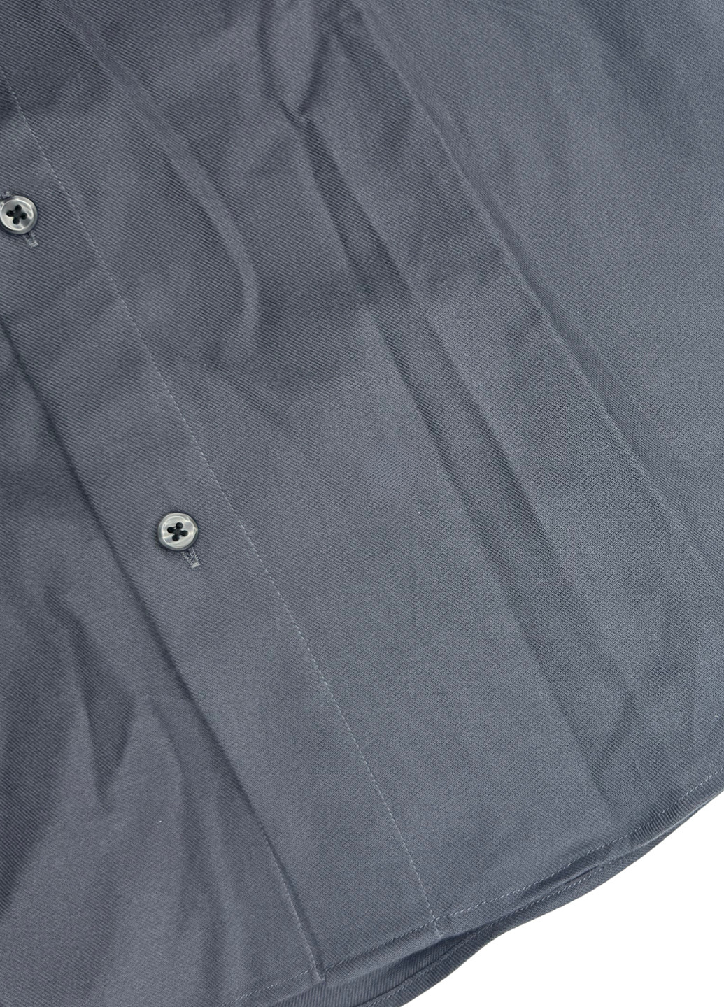 Темно-серая кэжуал рубашка однотонная Calvin Klein