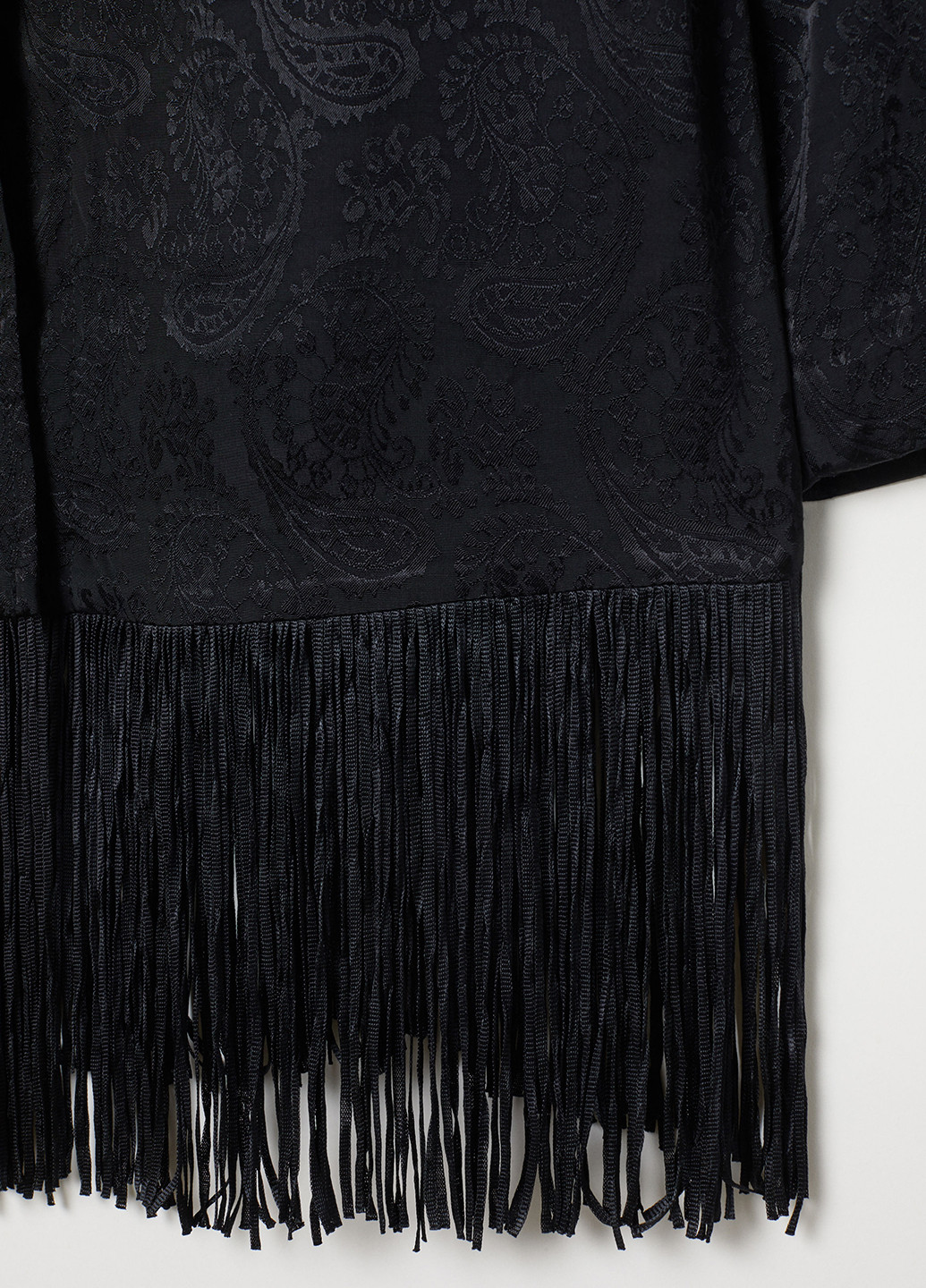 Черный женский жакет H&M Basic с рисунком - демисезонный
