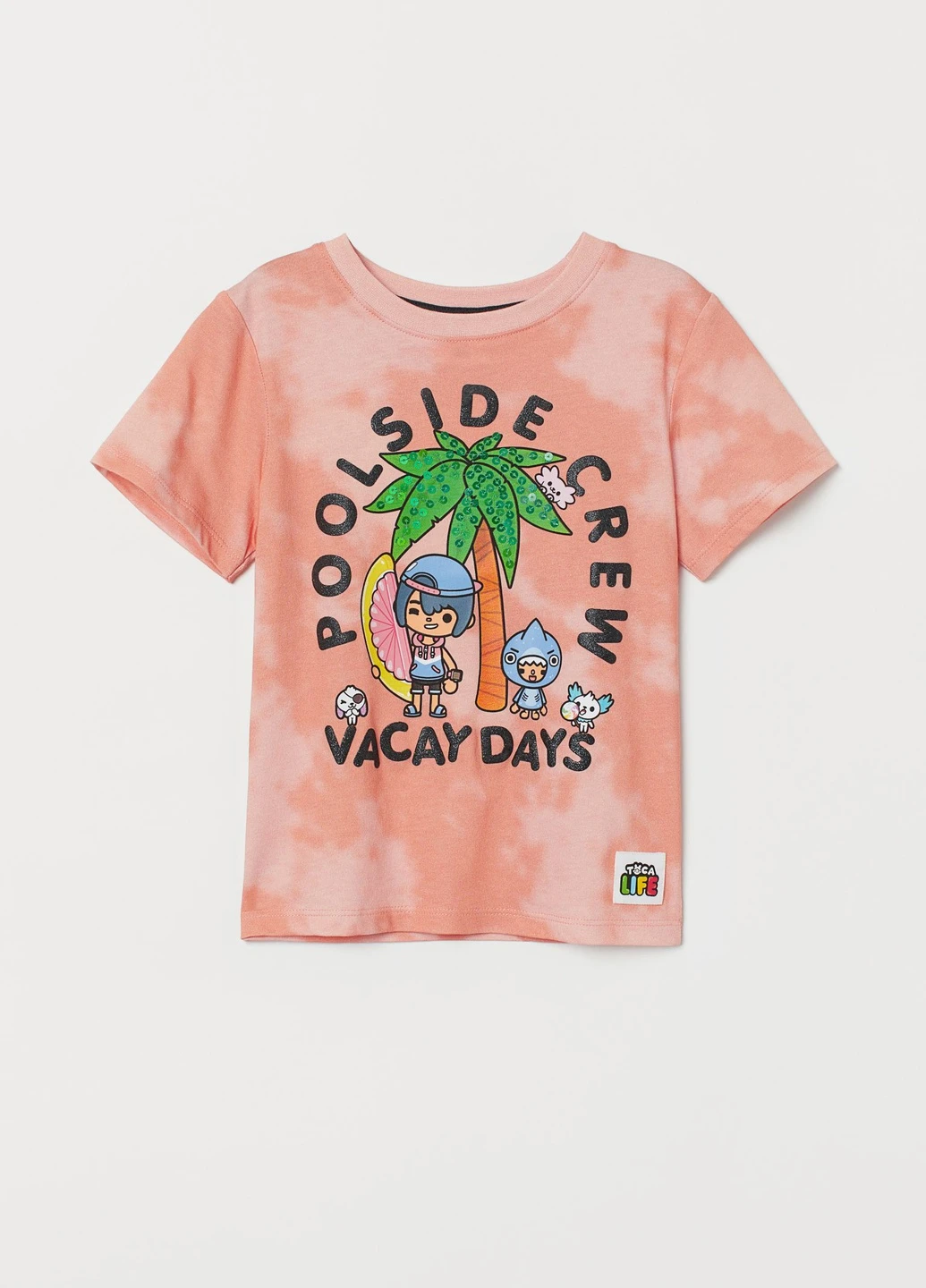 Бирюзовая летняя футболка H&M