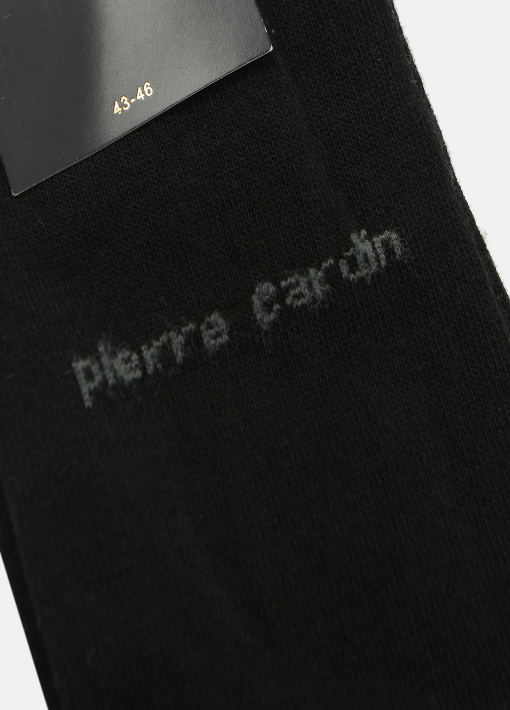 Носки Pierre Cardin однотонные чёрные повседневные