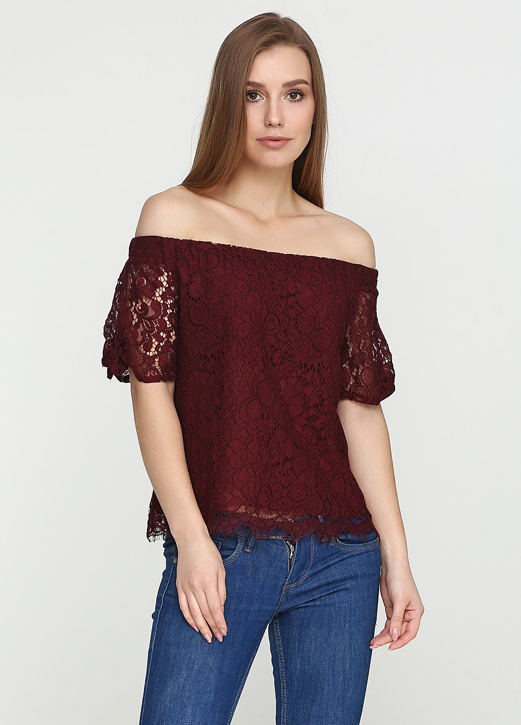 Бордовая блуза Francesca's