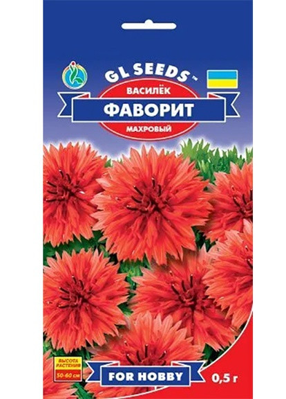 Насіння Васильок Фаворит червоний 0,5 г GL Seeds (252372305)