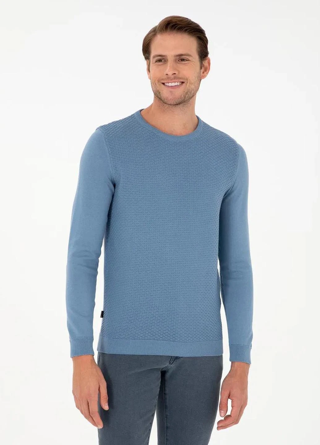 Блакитний демісезонний джемпер джемпер Pierre Cardin
