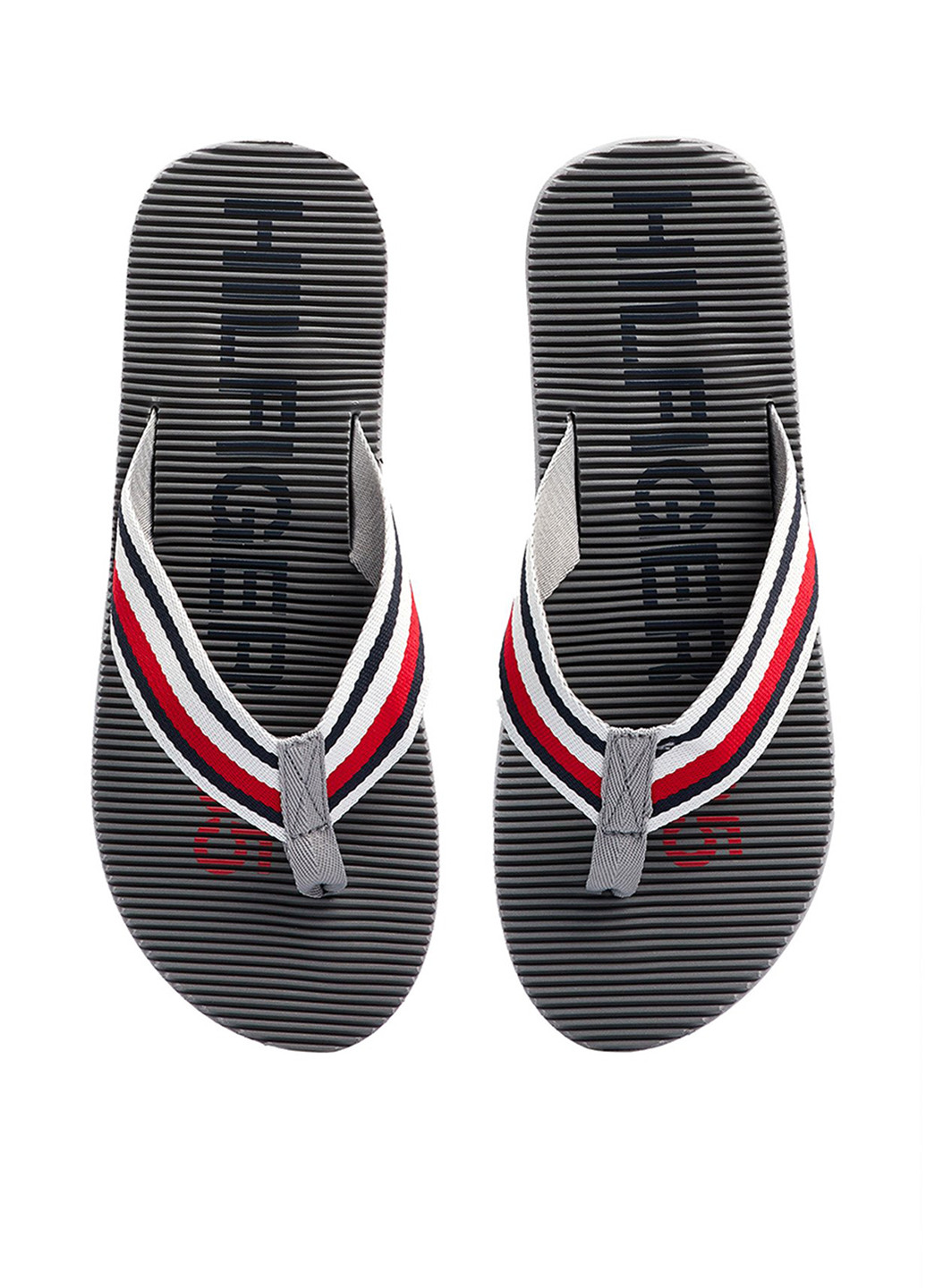 Серые кэжуал вьетнамки Tommy Hilfiger