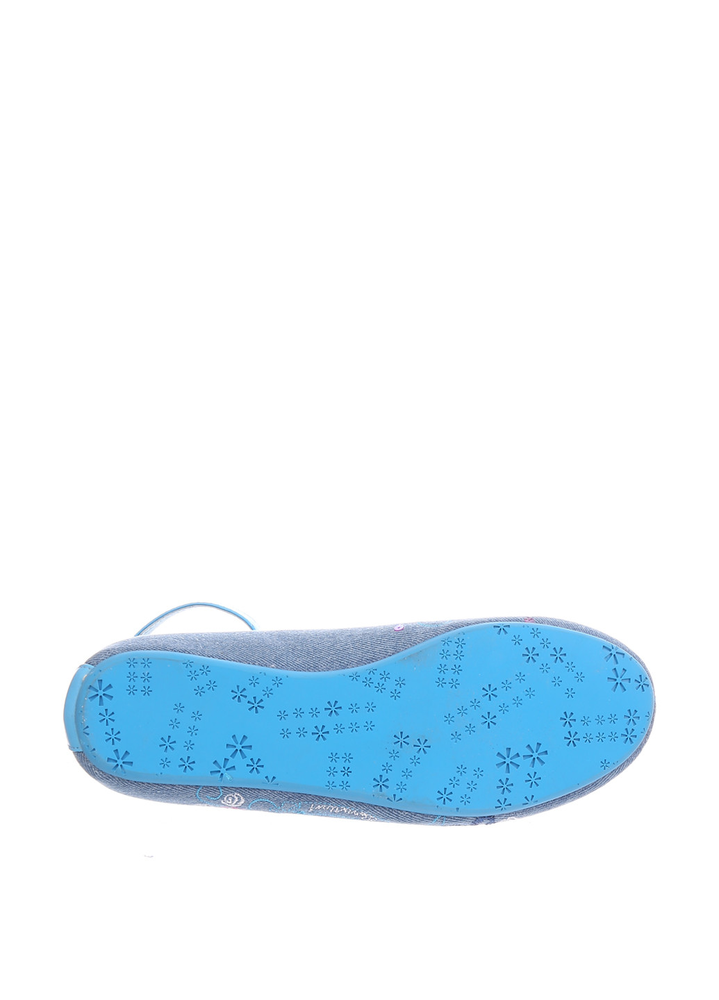 Голубые туфли без каблука United Colors of Benetton