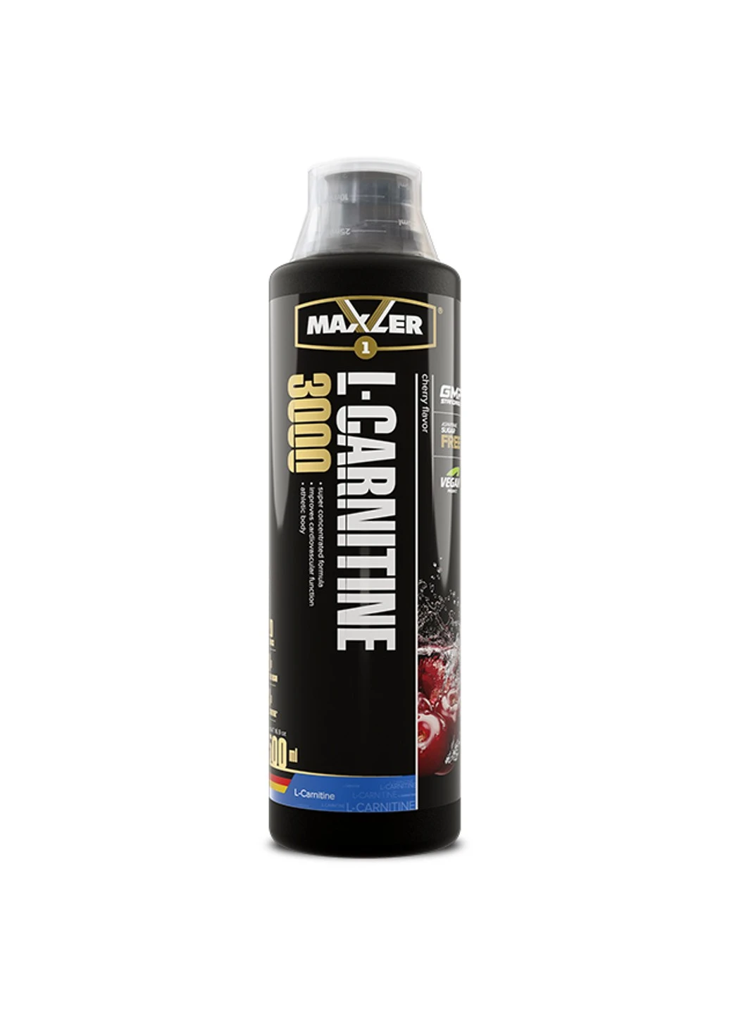 L-карнитин L-Carnitine 3000 500 мл Вишня Maxler (255363656)