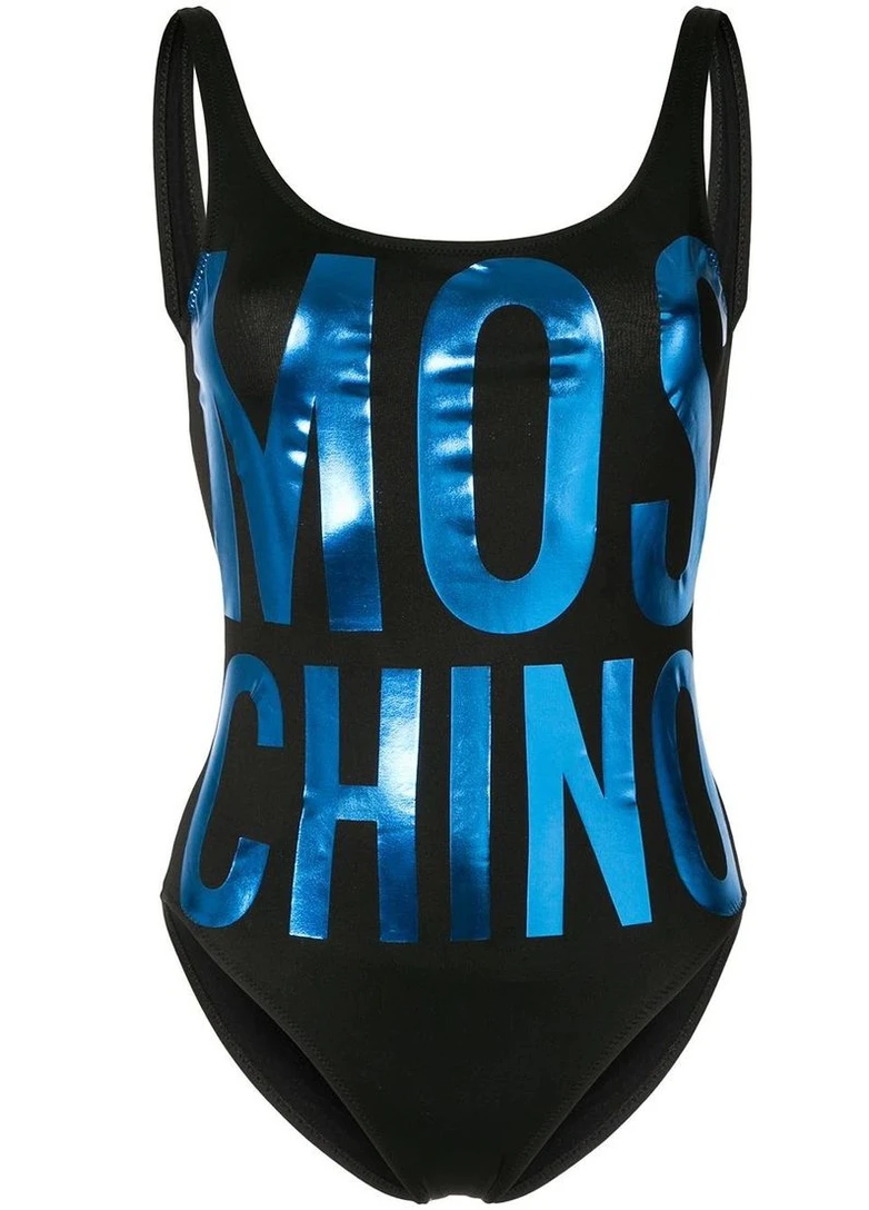 Чорний літній купальник Moschino