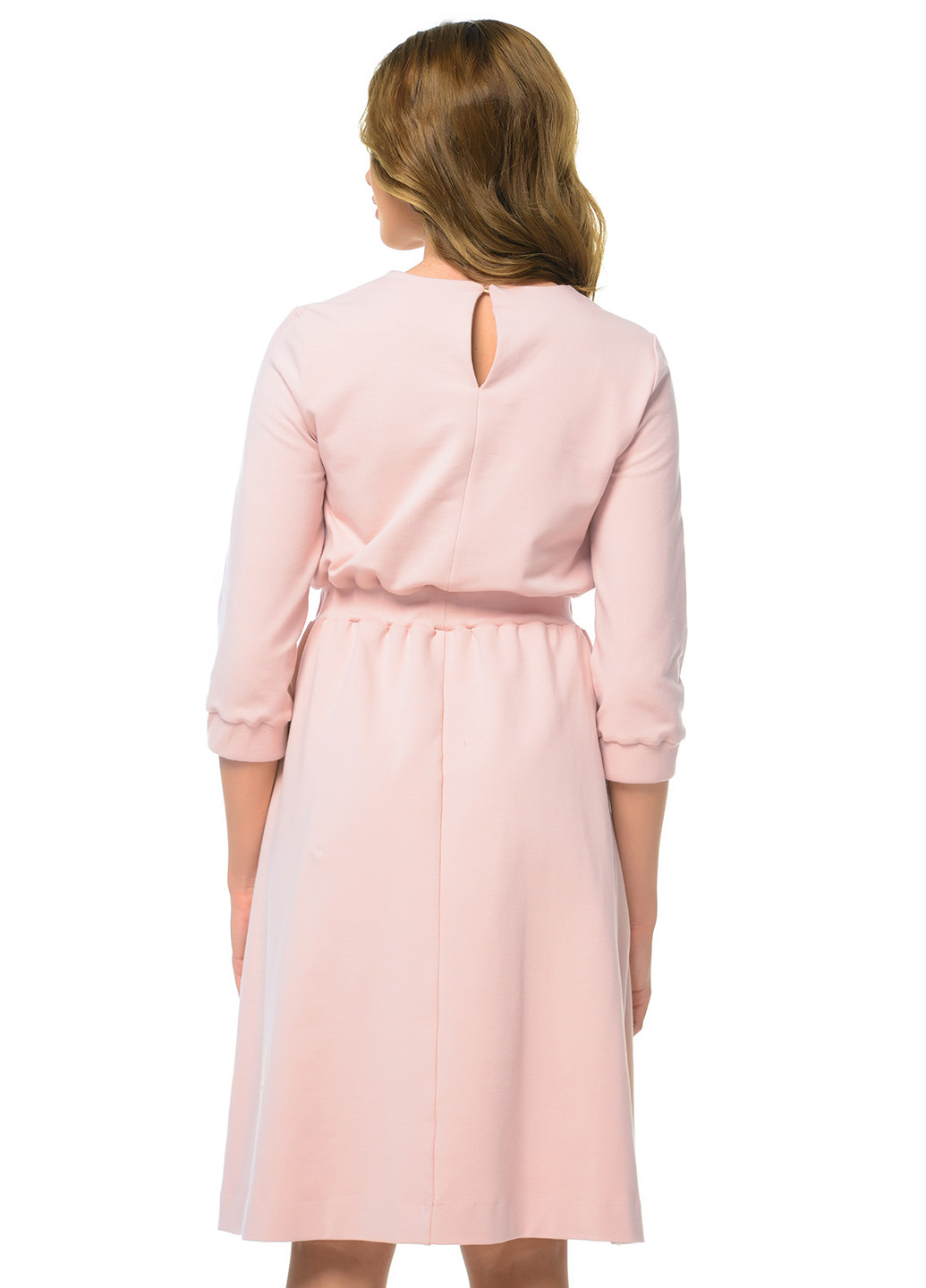 Світло-рожева кежуал сукня GENEVIE однотонна