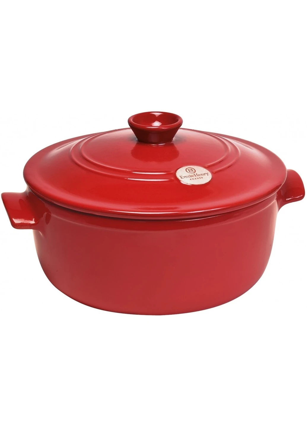 Кастрюля Cookware 4 л 27 см керамическая красная Emile Henry (255274308)