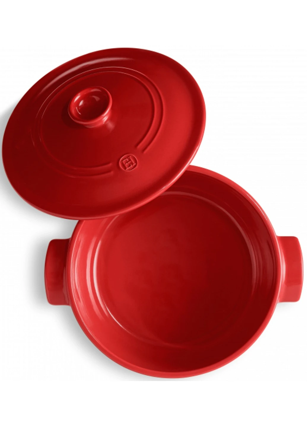 Кастрюля Cookware 4 л 27 см керамическая красная Emile Henry (255274308)