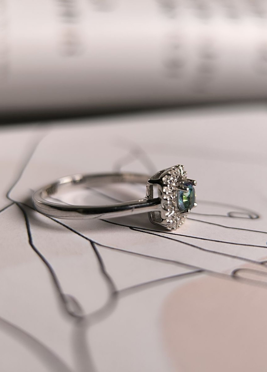 Кольцо Silver Flame (353782412)