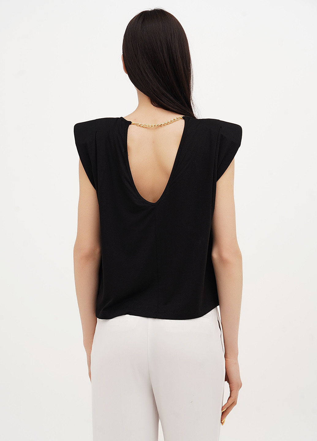 Чёрная блуза Vicolo