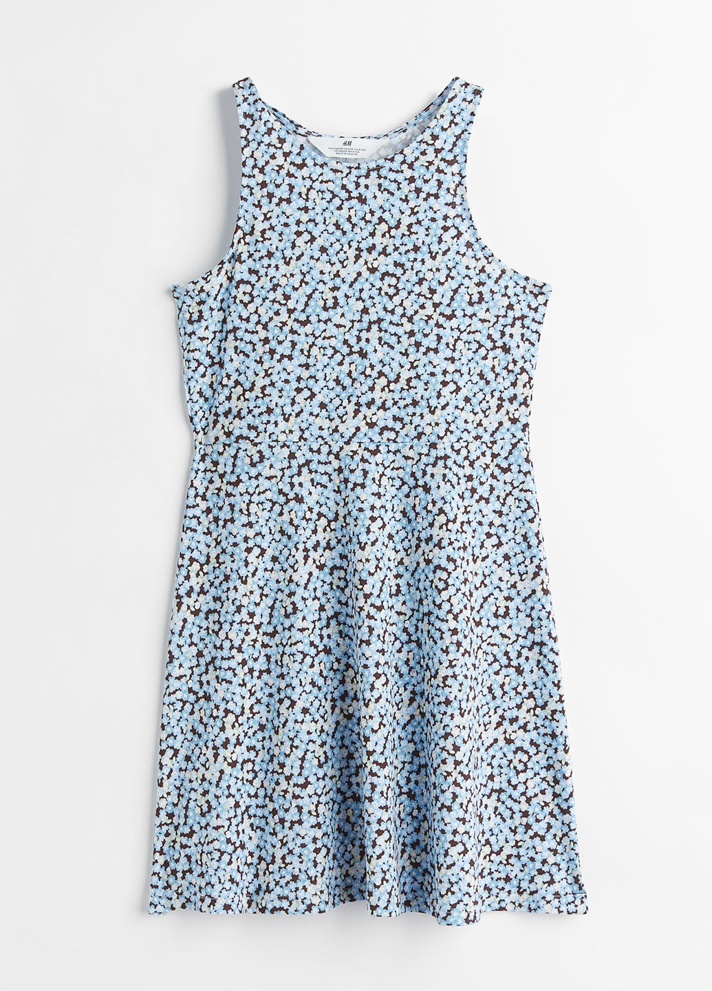 Голубое платье H&M (262738340)