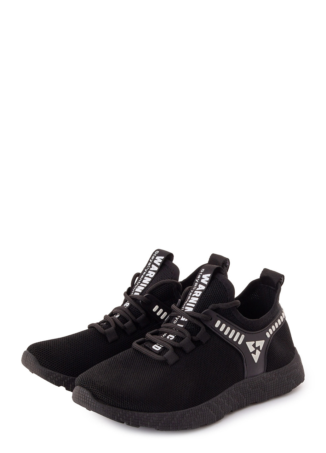 Черные демисезонные кроссовки No Brand