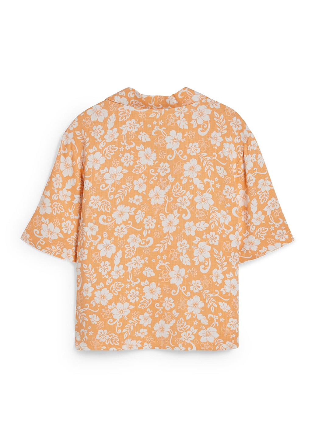 Світло-оранжева літня блузка C&A