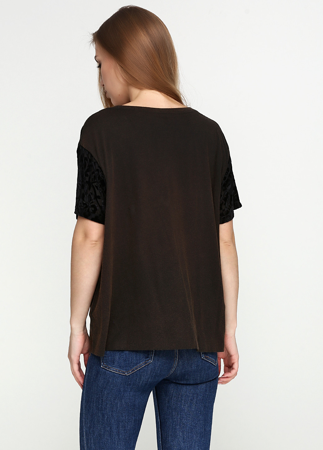Темно-коричневая летняя футболка Ralph Lauren