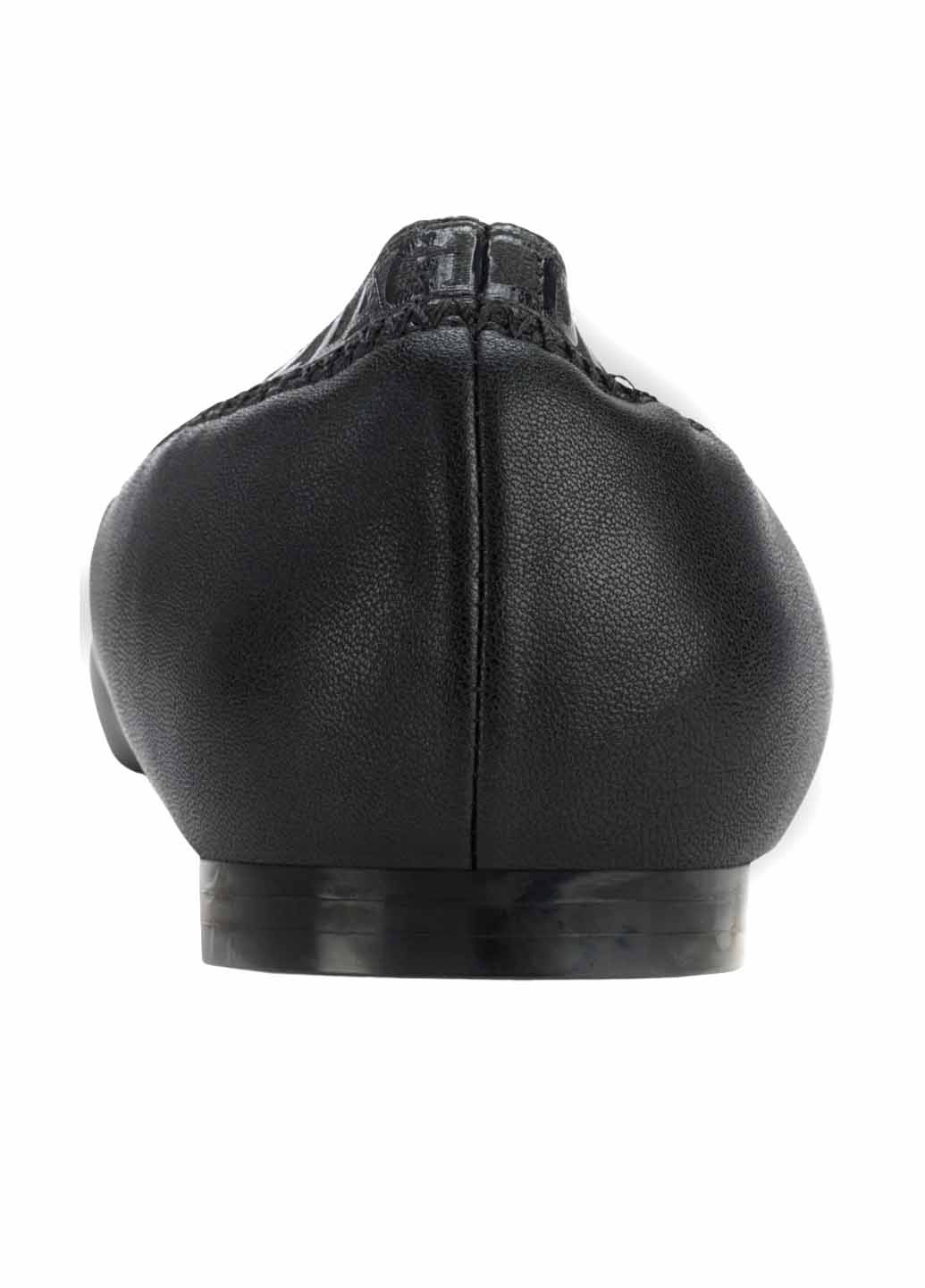 Жіночі балетки Karl Lagerfeld | чорні написи логотип штучна шкіра (366561047)