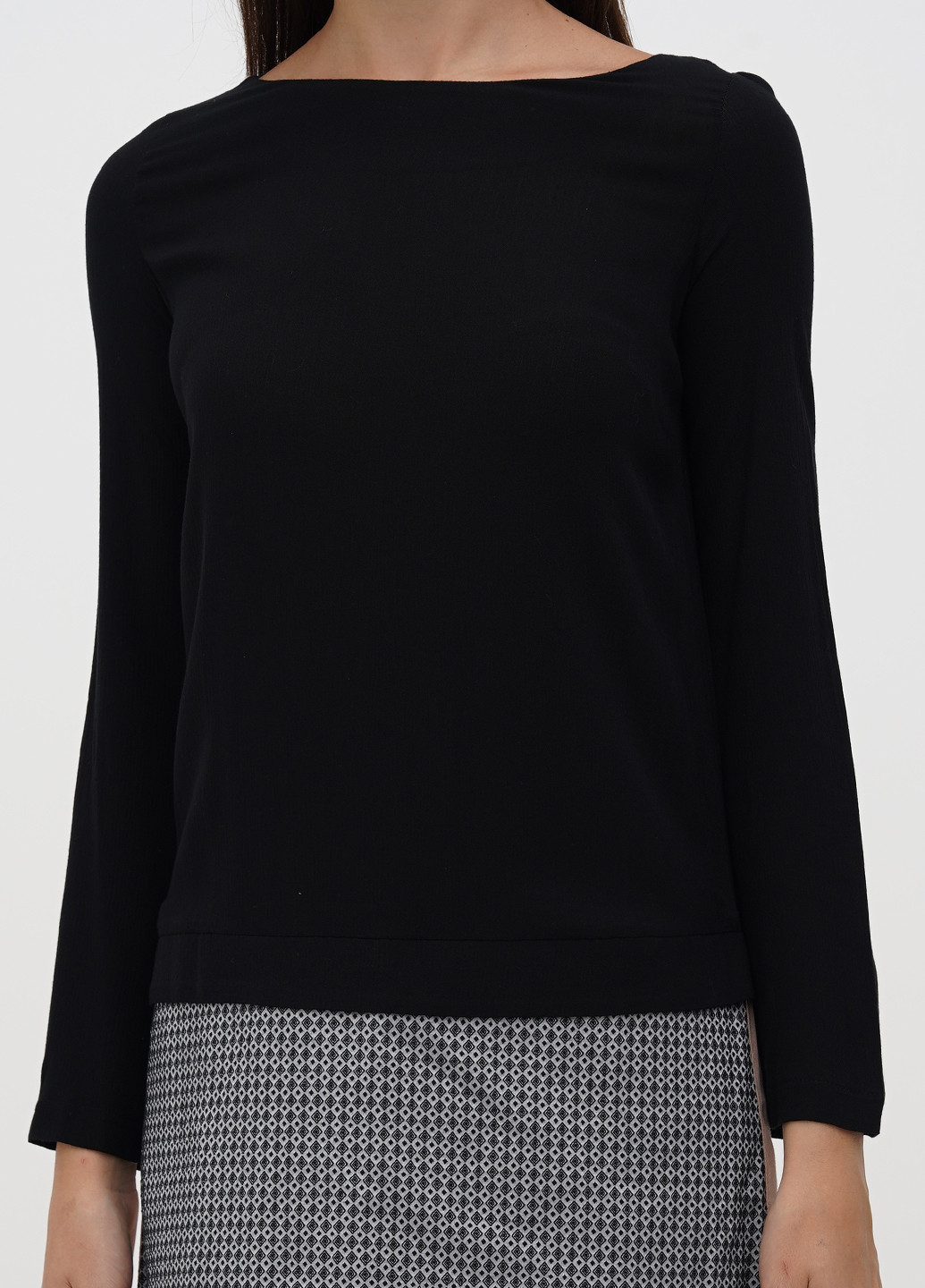 Чорна кежуал сукня Sassofono однотонна